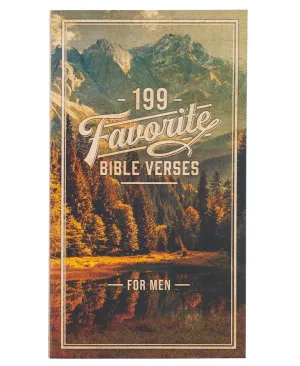 199 Favorite Bible Verses for Men Gift Book