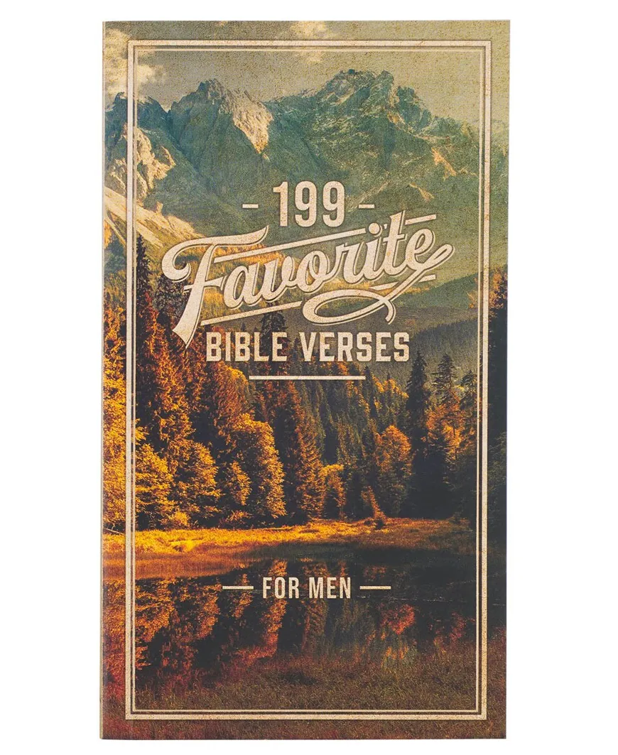 199 Favorite Bible Verses for Men Gift Book