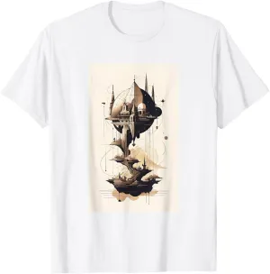Abstract City Minimalist Aesthetic Graphic T-Shirt