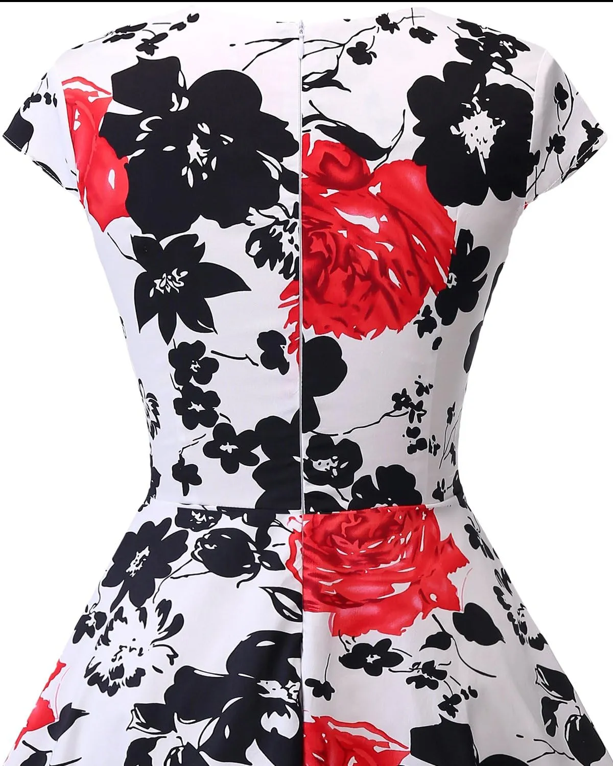 Bbonlinedress Women Short 1950s Retro Vintage Cocktail Party Swing Dresses