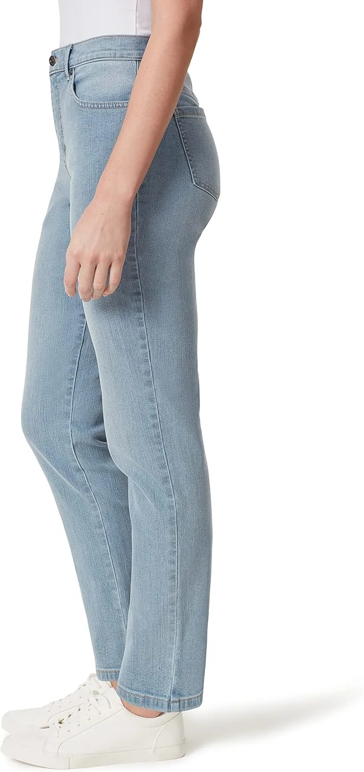 Gloria Vanderbilt Women's Amanda Classic High Rise Tapered Jean Plus Size