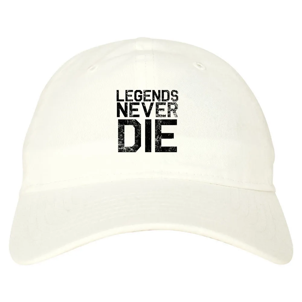 Legends Never Die Vintage Mens Dad Hat