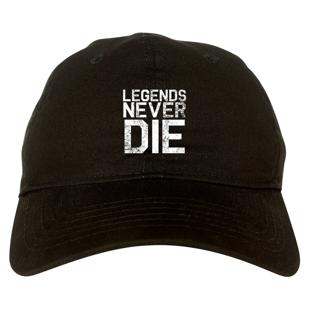 Legends Never Die Vintage Mens Dad Hat