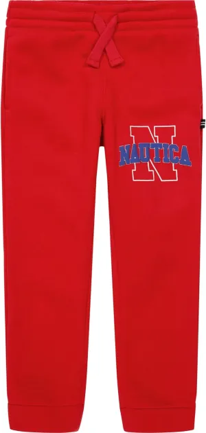 Nautica Boys' Pull-on Fleece Jogger Sweatpant, Drawstring Closure