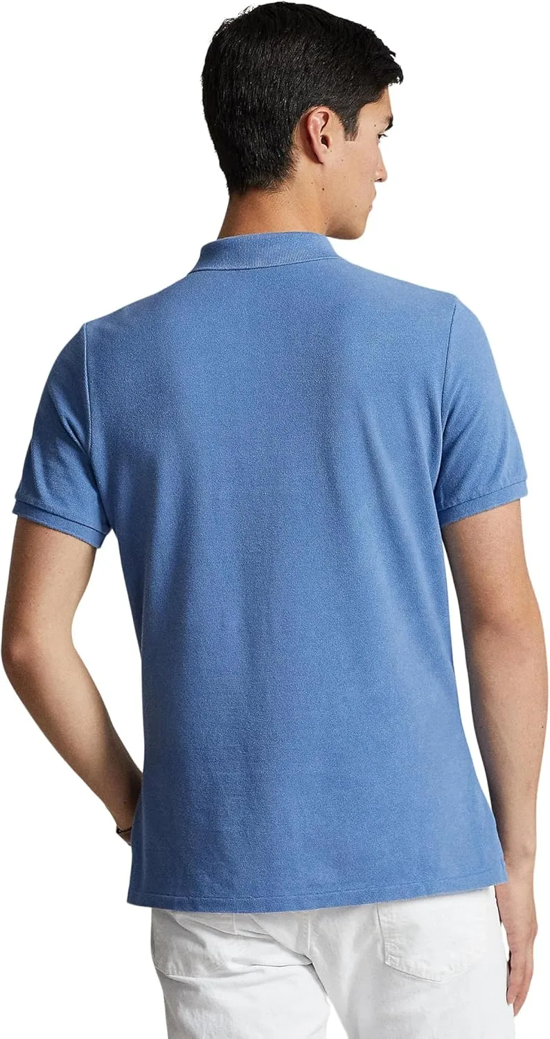 POLO RALPH LAUREN Men's Custom Slim Fit Big Pony Mesh Polo Shirt