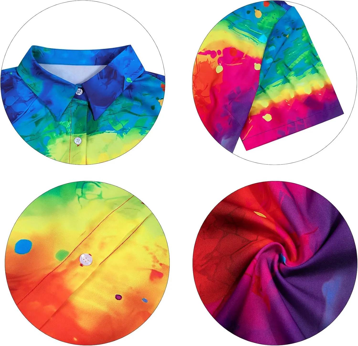 Pride Shirt Women Lesbian Pride Button Down Shirts LGBT Hawaiian Tops Pride Month Outfits Lgbtq Ally Clothes