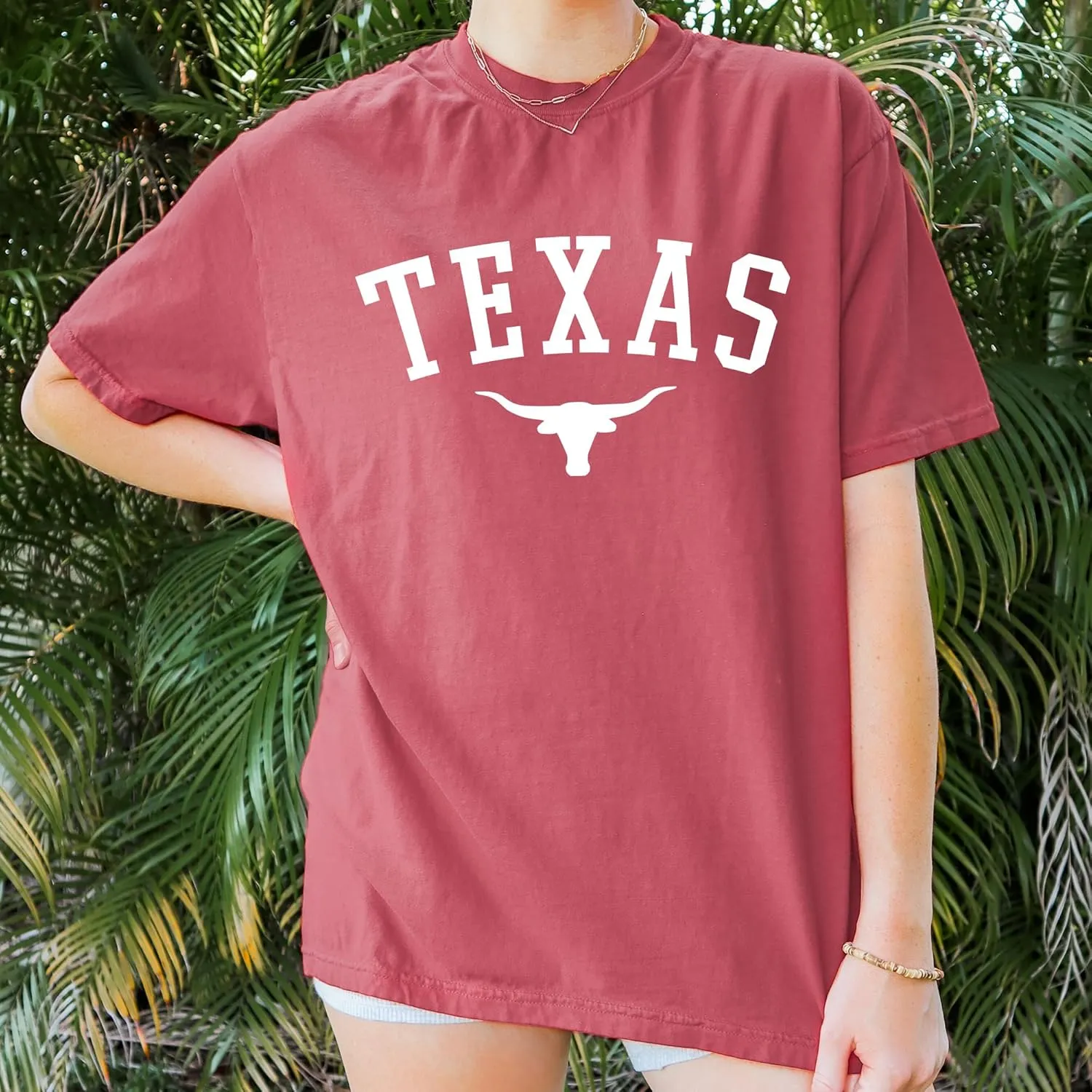 Texas T-Shirt for Men, Women, Unisex - Lone Star State Graphic Tee - Retro Looked Short Sleeve Crew Neck Top - 100% Cotton