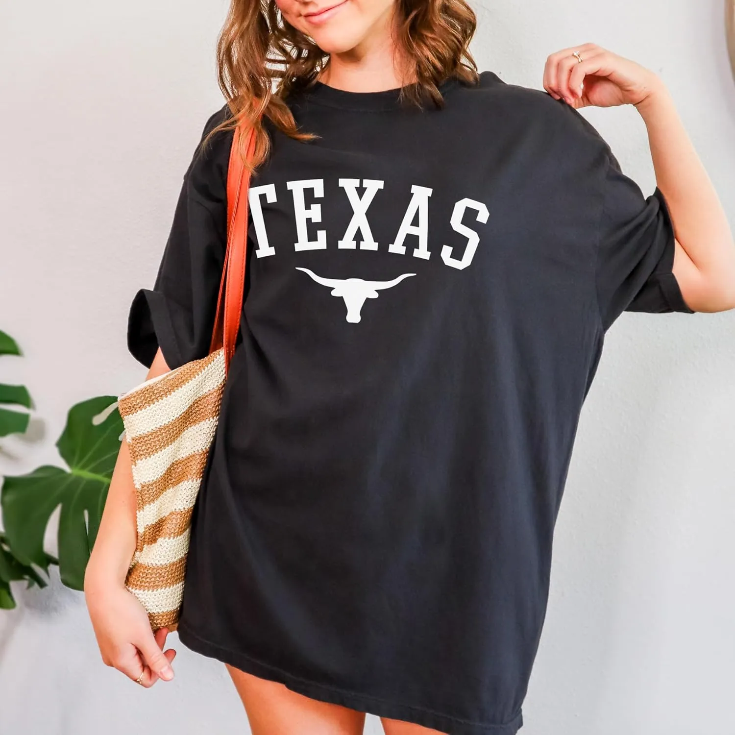 Texas T-Shirt for Men, Women, Unisex - Lone Star State Graphic Tee - Retro Looked Short Sleeve Crew Neck Top - 100% Cotton