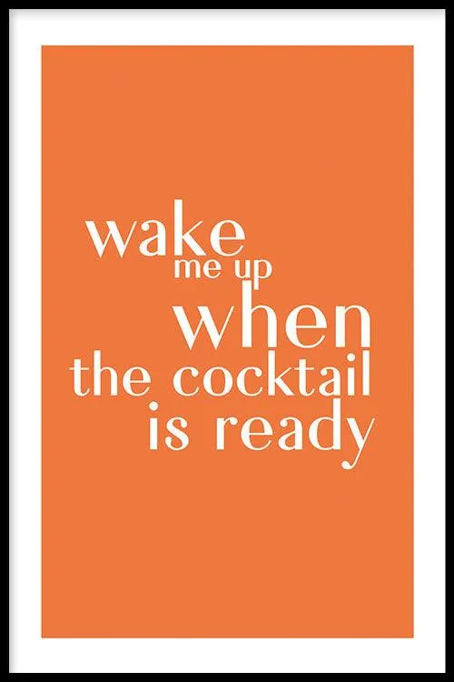 Wake Me Up When The Cocktail Is Ready